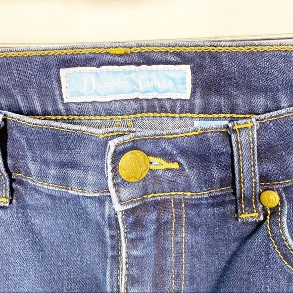 Draper James Mid Rise Skinny Jeans 26 - Picture 6 of 9